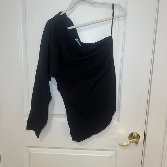 ZARA Asymmetric Rouched Top - Picture 2 of 3